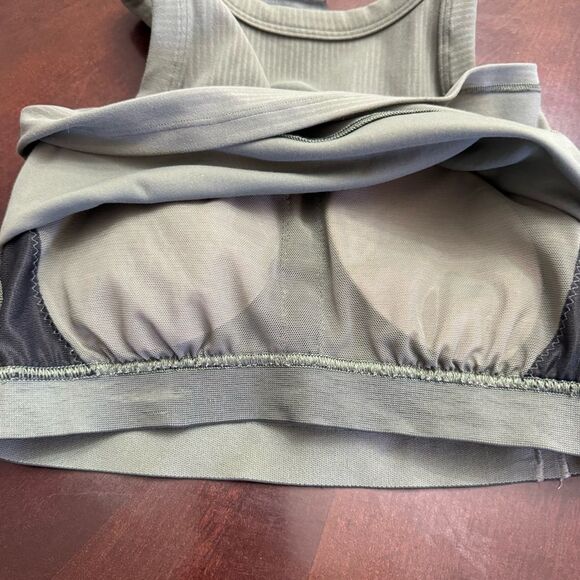 Lululemon Blissful Bend Tank Top Olive Green Size 2 - Picture 12 of 13